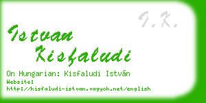 istvan kisfaludi business card
